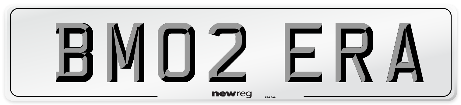 BM02 ERA Number Plate from New Reg